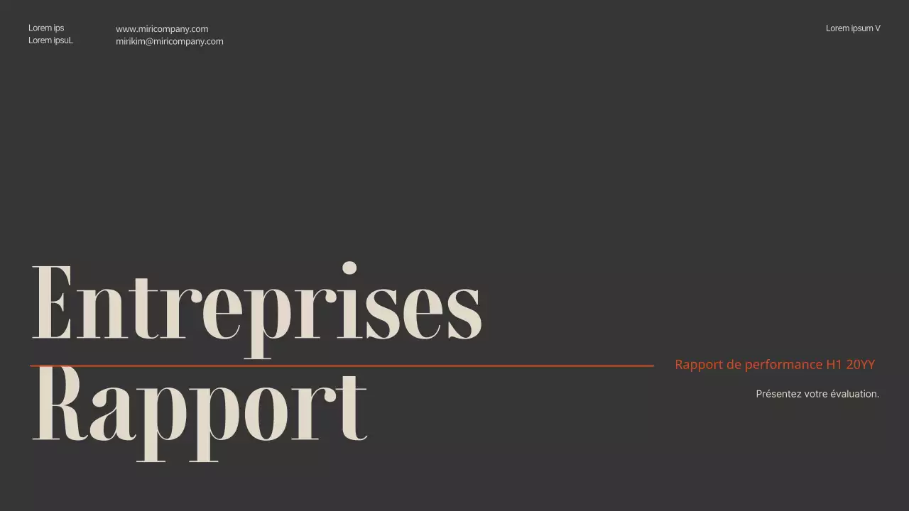 Accents de couleur orange avec marron et beige Carte de pointage simple