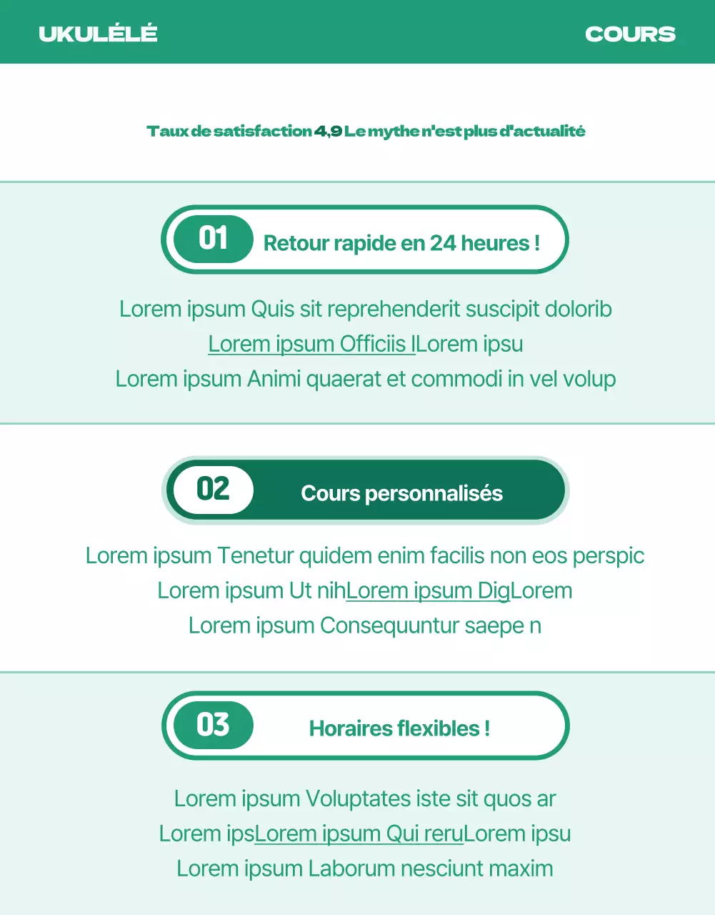 Leçons particulières d'ukulélé tropical hawaïen en vert et rose