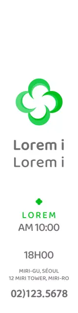 Symbole moderne, arrondi, quadrillé en vert et gris Style du logo Informer et promouvoir l'information sur les assurances