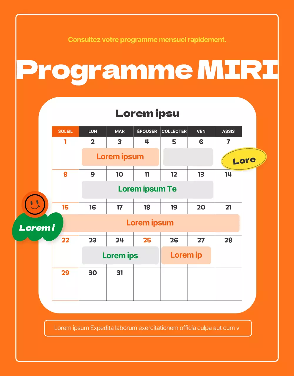 Rencontrez nos jeunes volontaires internes, énergiques et de couleur orange (page détaillée)