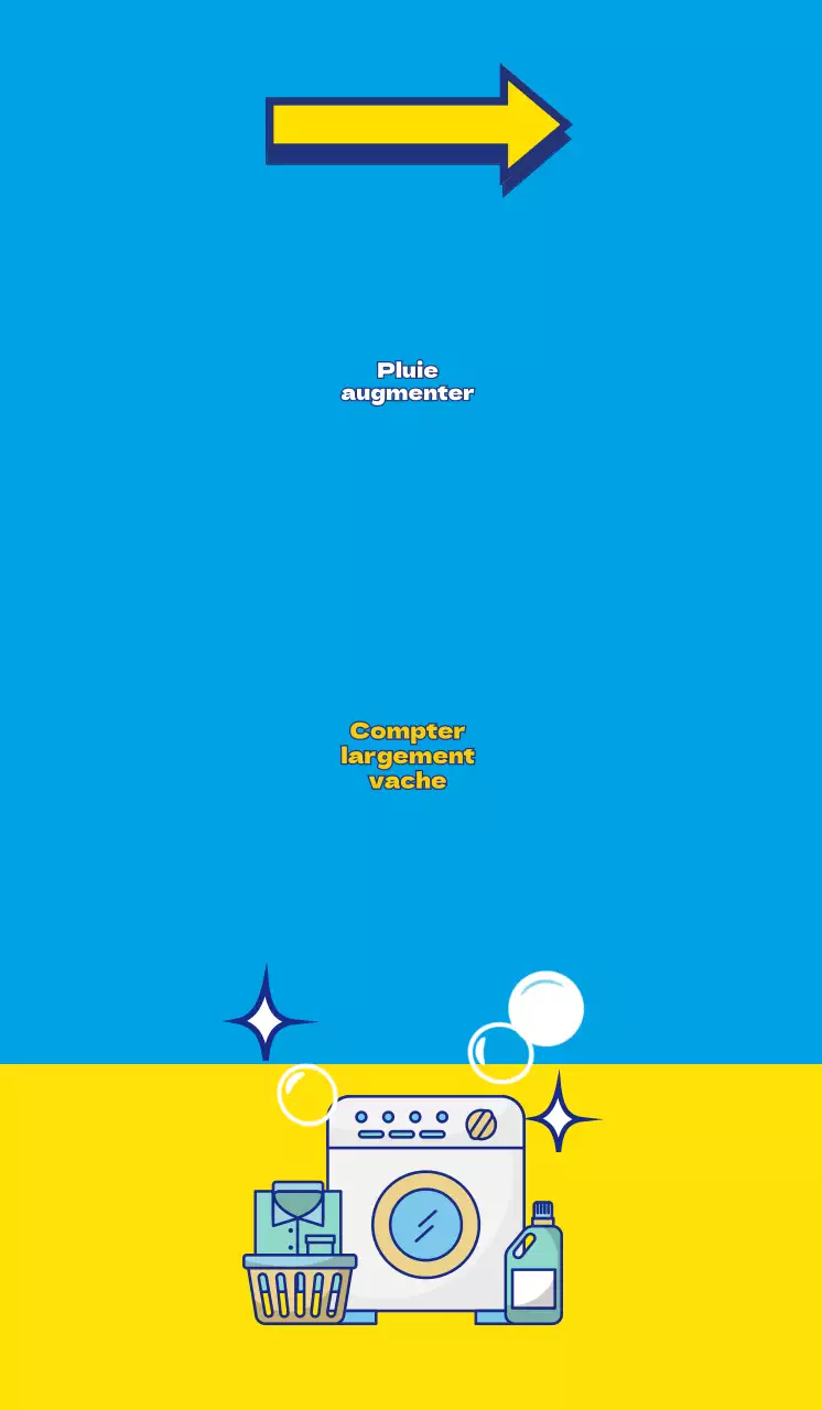 Un look frais grâce à un lavage contrasté bleu et jaune.