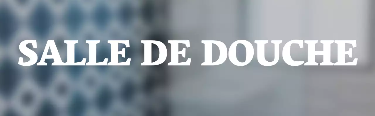 Texte d'orientation pour la salle d'eau dans un style simple