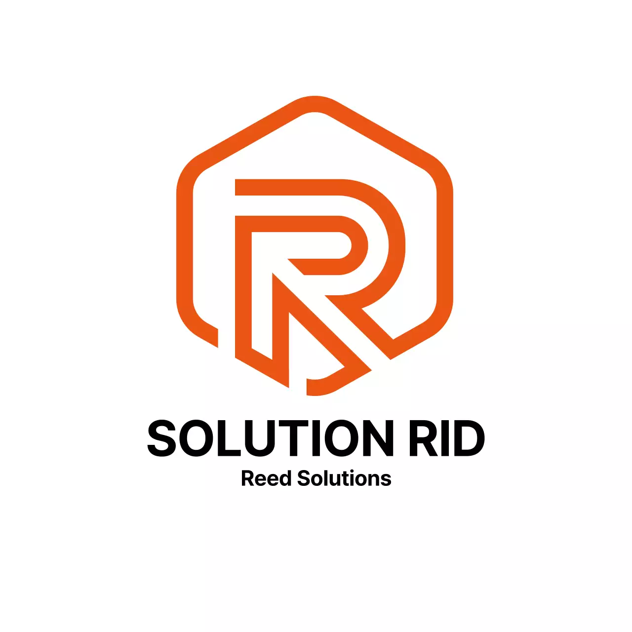 Sous-verre orange simple pour logo d'entreprise