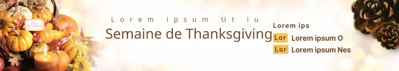 Semaine de Thanksgiving