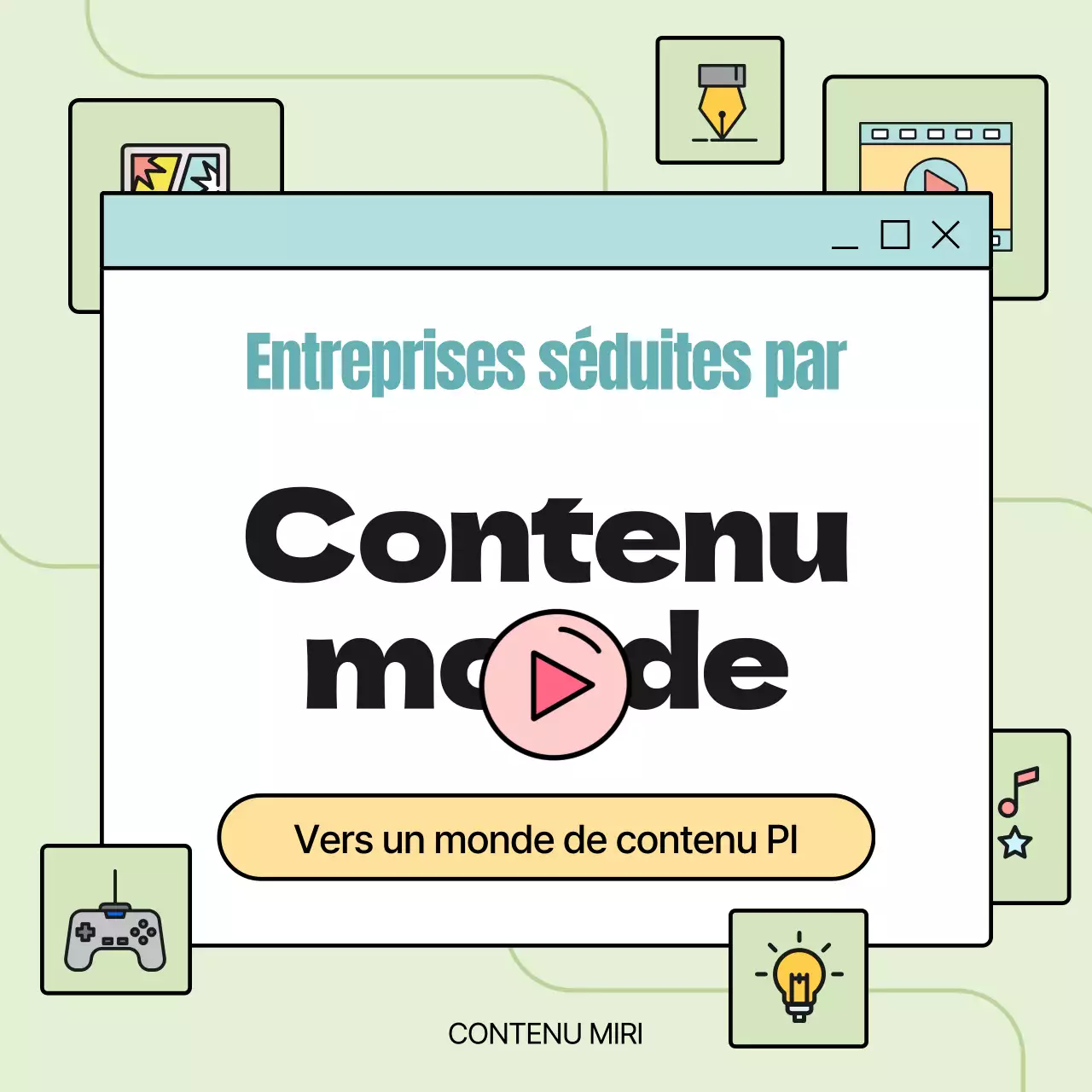 Contenu de Pastel Green Informations sur la propriété intellectuelle