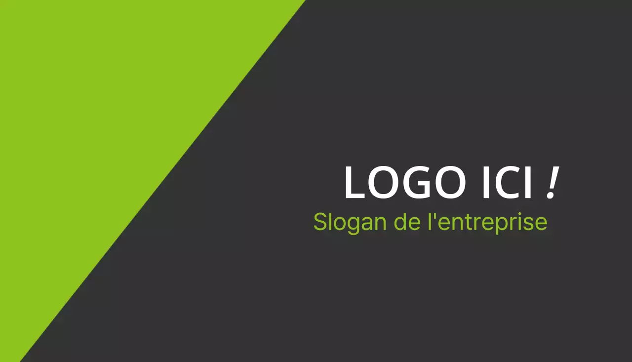 Cartes de visite d'entreprise