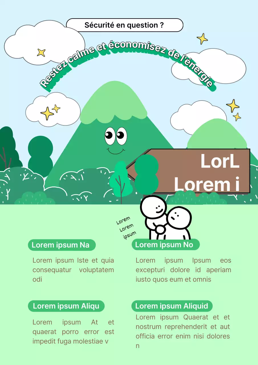 Thème promotionnel sur l'énergie verte et brune, l'environnement et la propreté