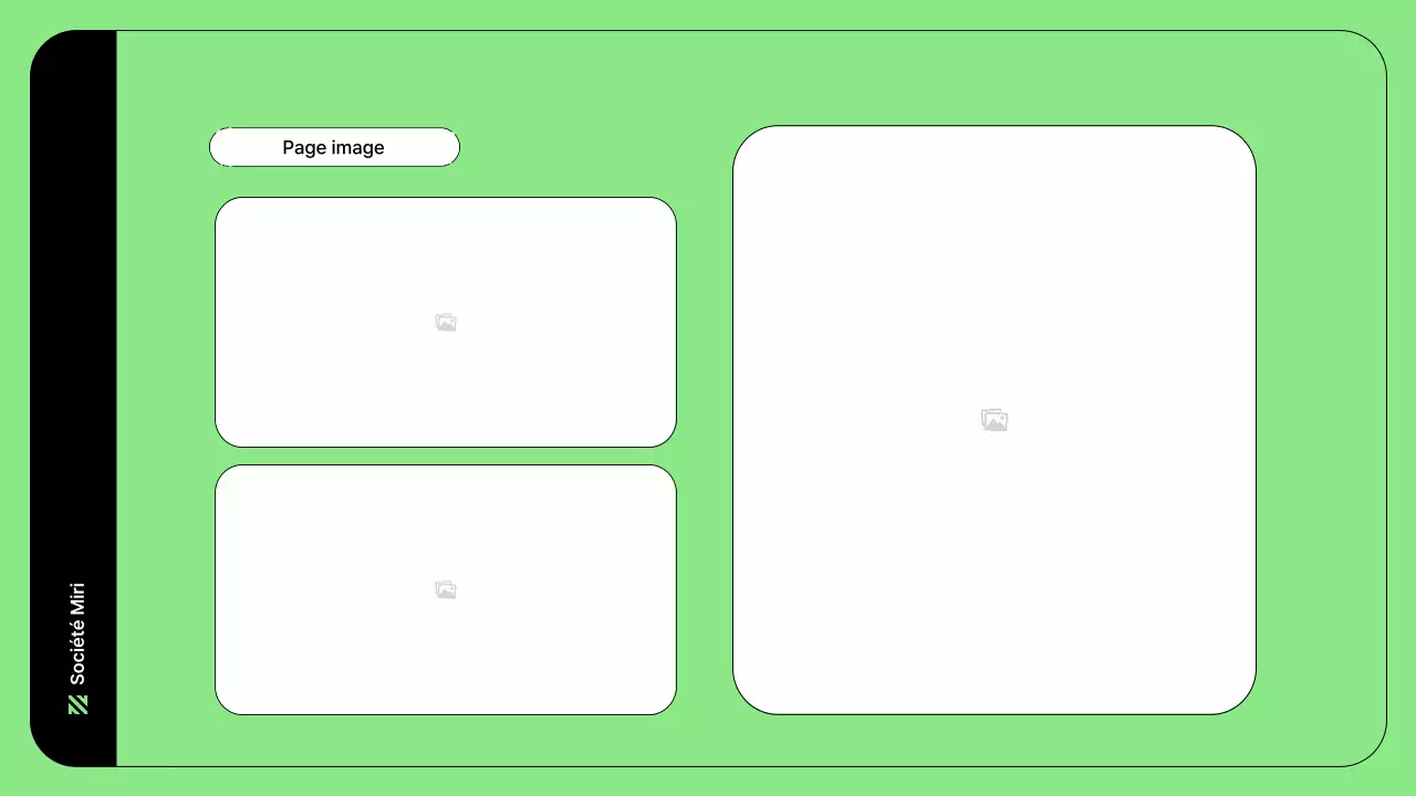 Illustration d'entreprise avec des lignes simples en vert