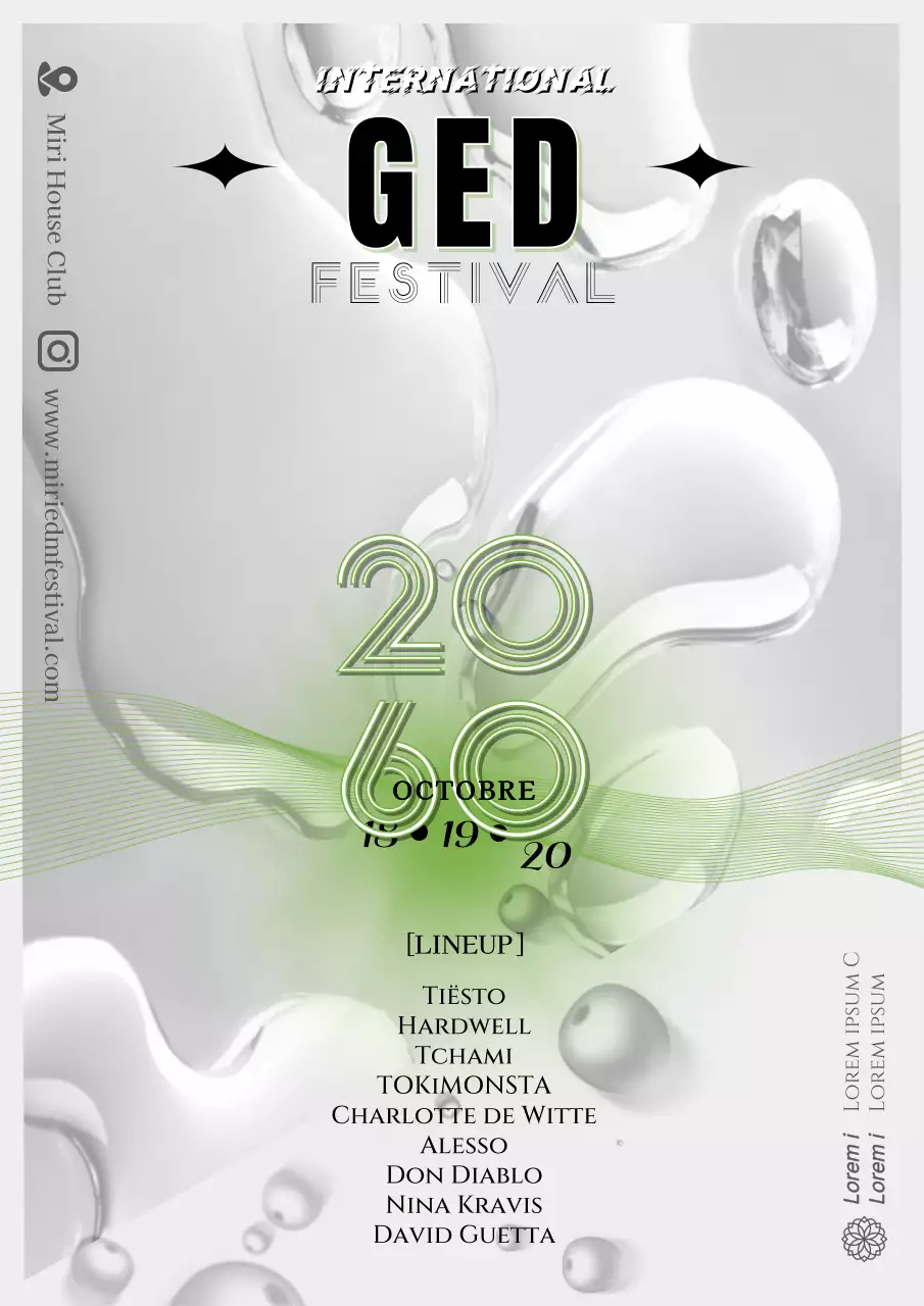 Un festival de musique argenté et futuriste