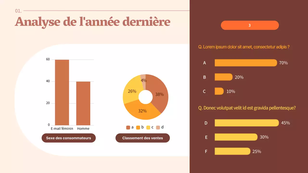 Planificateur calme et simple pour la Saint-Valentin avec des accents orange sur un fond marron chaud