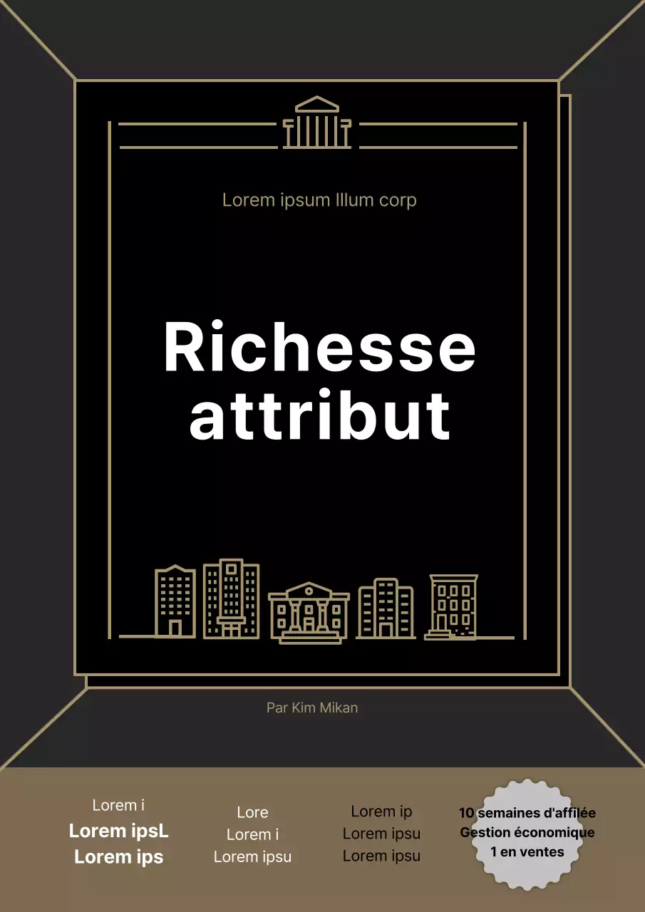 pictogramme or noirdesign luxeéconomieéconomie gestion