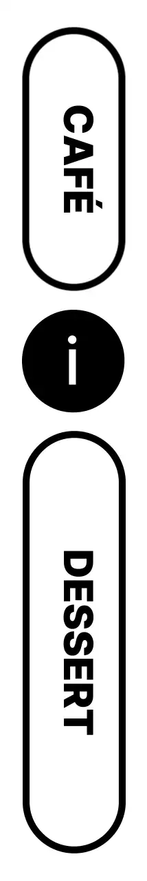 Texte simple noir pour l'interface utilisateur Style papeterie Cafe