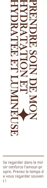 Texte émotionnel sur la beauté en marron et blanc Style de mise en page Promotion et vente d'un salon de beauté