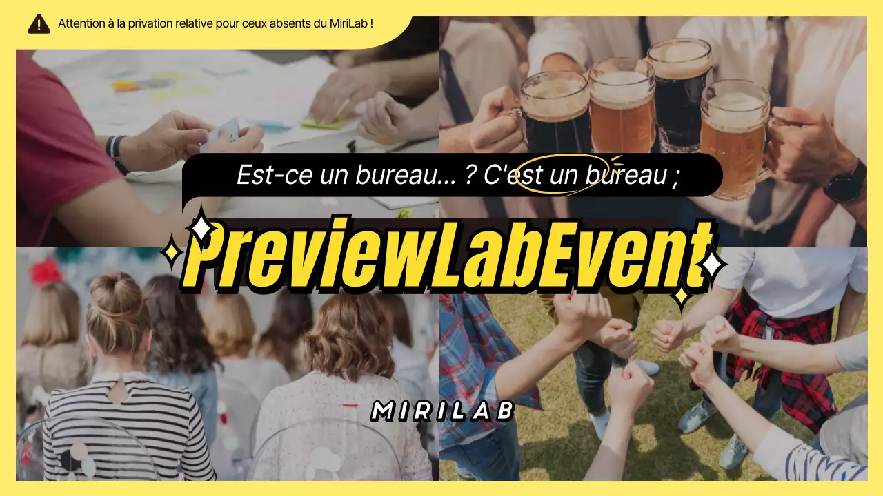 Présentation de l'événement interne à quartiers jaunes