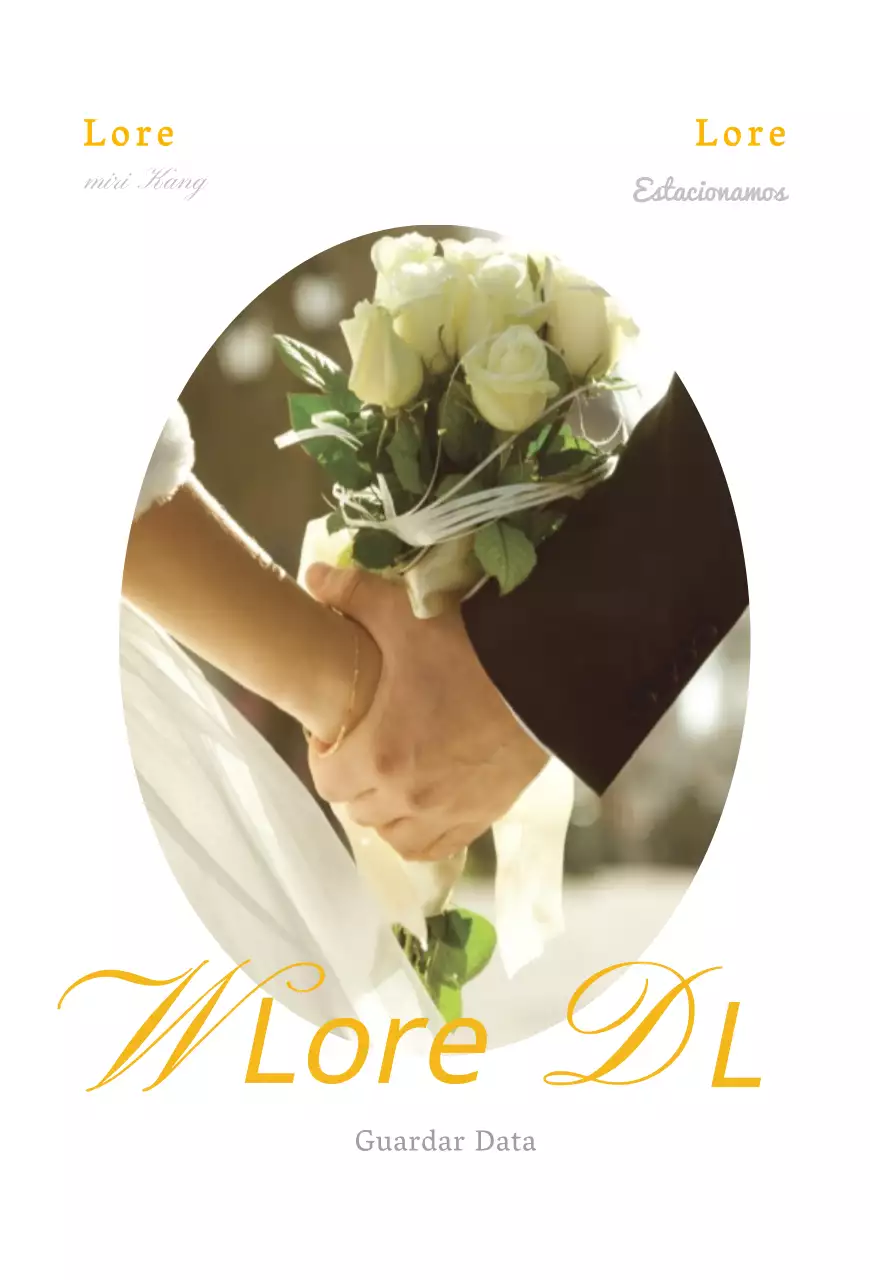 Convites de casamento com um conceito de curvas suaves