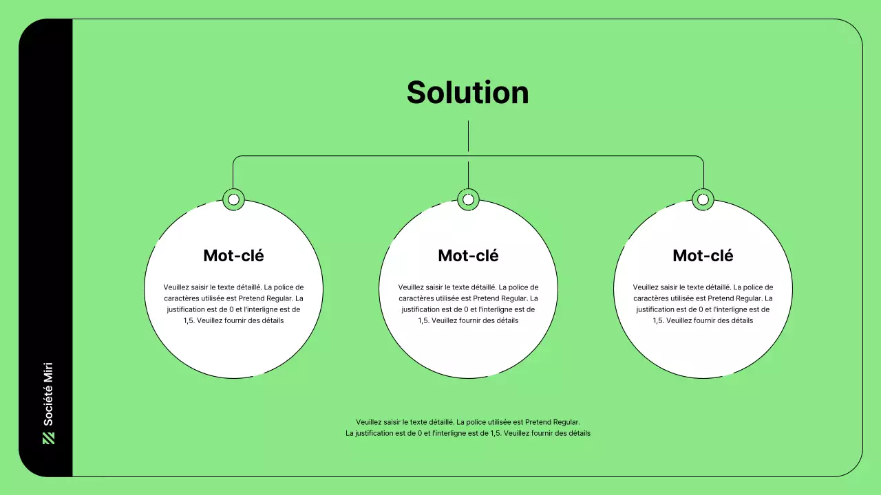 Illustration d'entreprise avec des lignes simples en vert