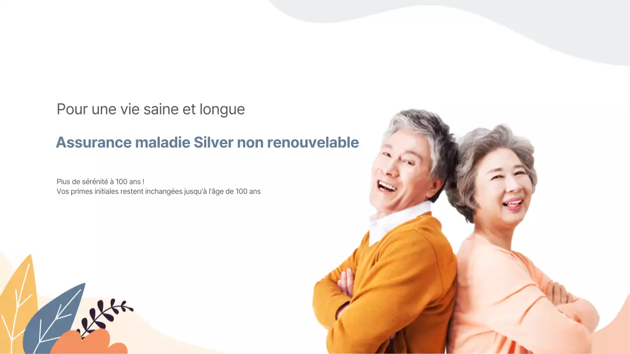 Orange et Turquoise Assurance-vie à titre onéreux Assurance maladie en argent non renouvelable Devis Introduction au produit Conseil en matière de devis