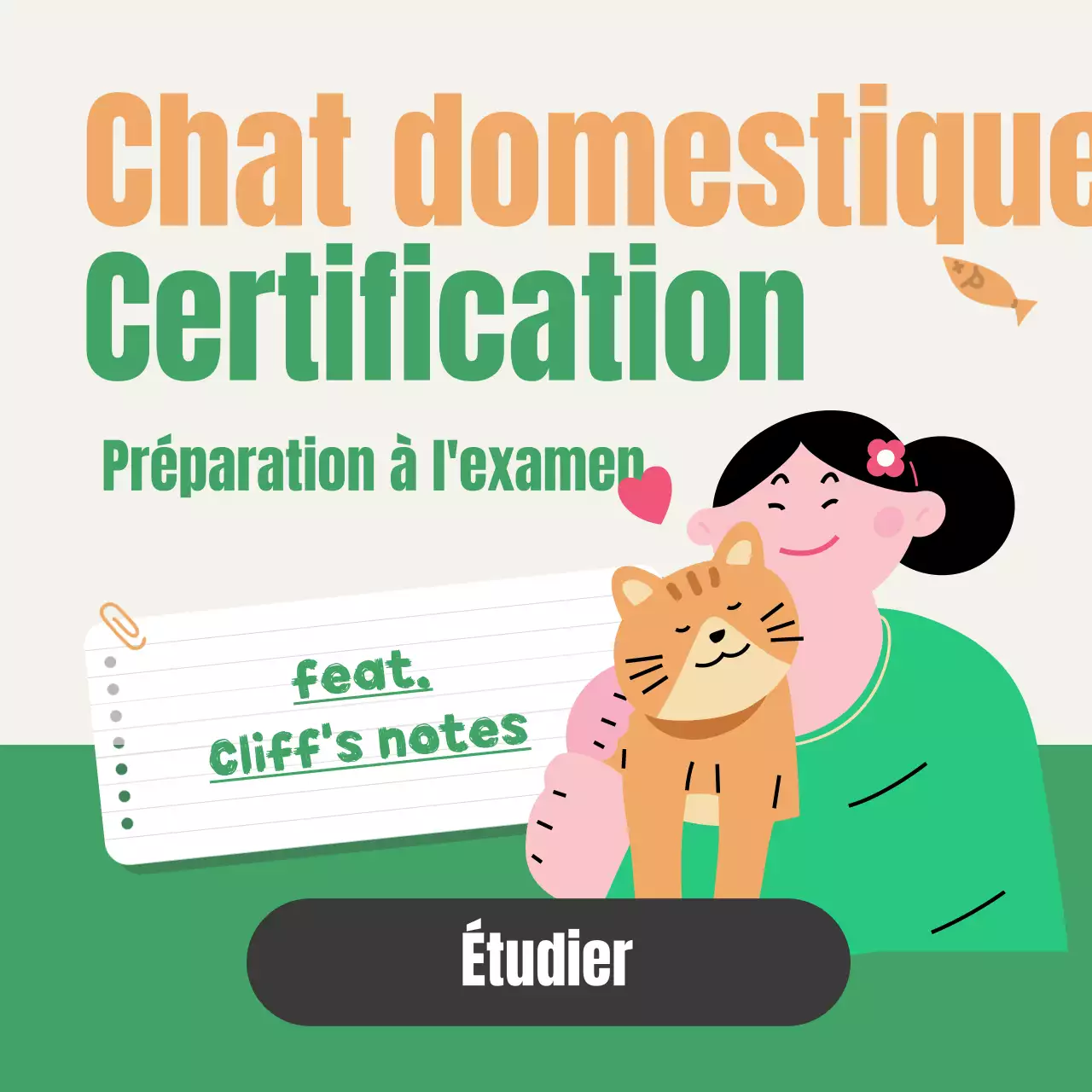 À propos de l'examen de certification des litières pour chat vertes et orange