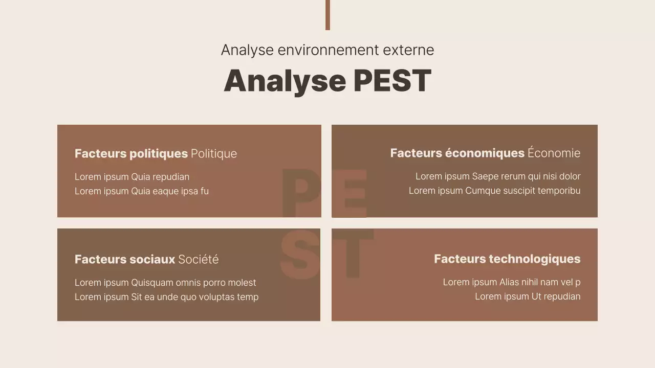 Brune et simple pour présenter des études de cas