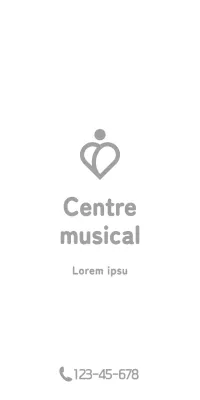 Centre de psychologie du bonheur avec un logo rond et émotionnel