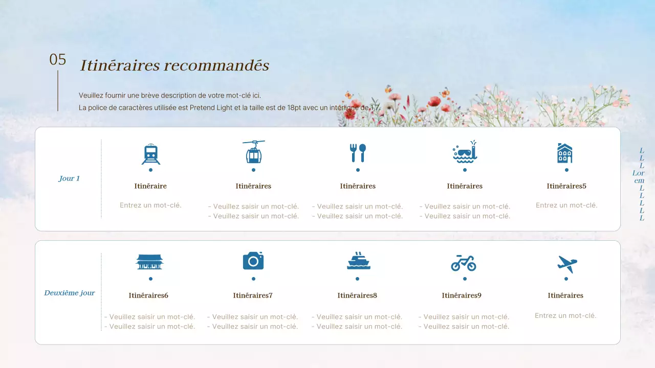 Promouvoir les attractions touristiques naturelles bleues et blanches en tant que guides touristiques