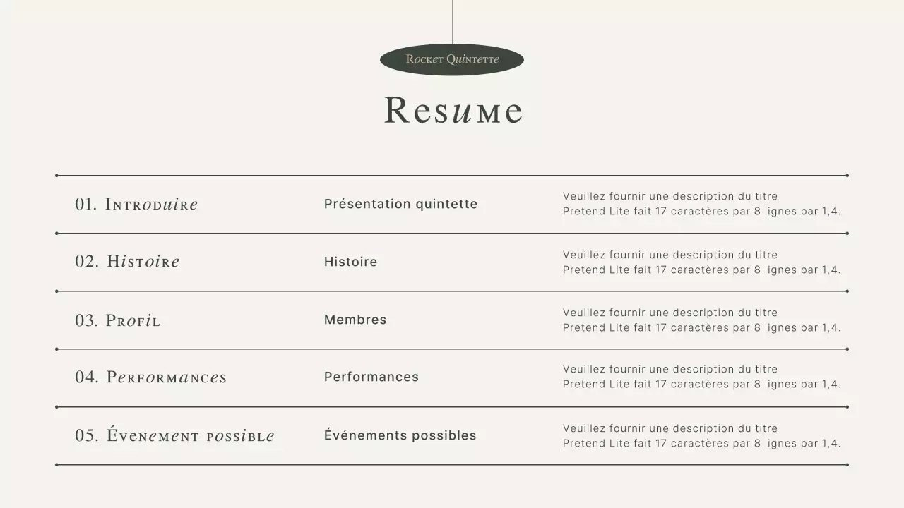 Portefeuille du groupe Performance en kaki