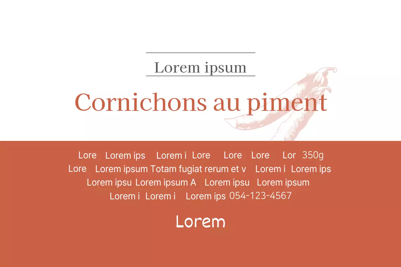 Cornichons au piment