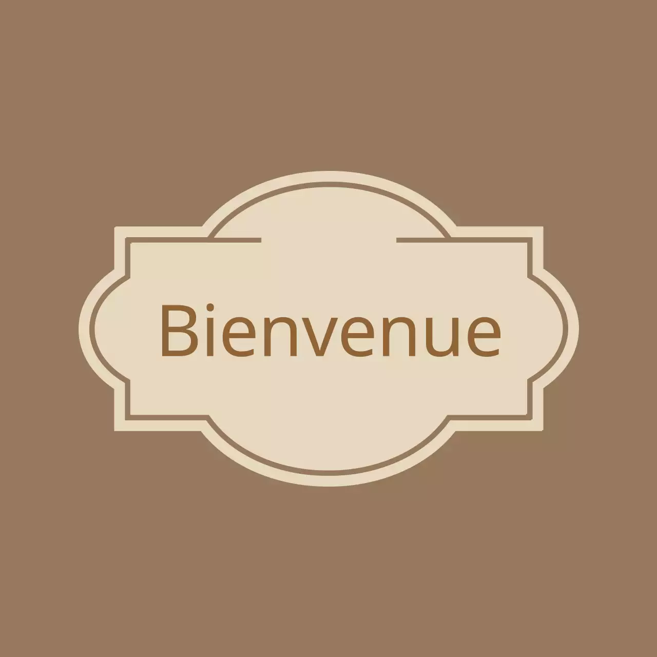 Panneau de bienvenue avec étiquettes Hôtel Valeant