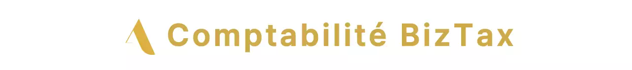 Logo en or, simple et élégant pour la promotion et la vente de cabinets d'experts-comptables.