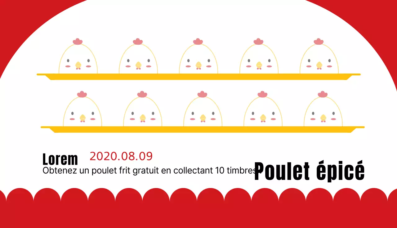 Coupons pour le poulet entier