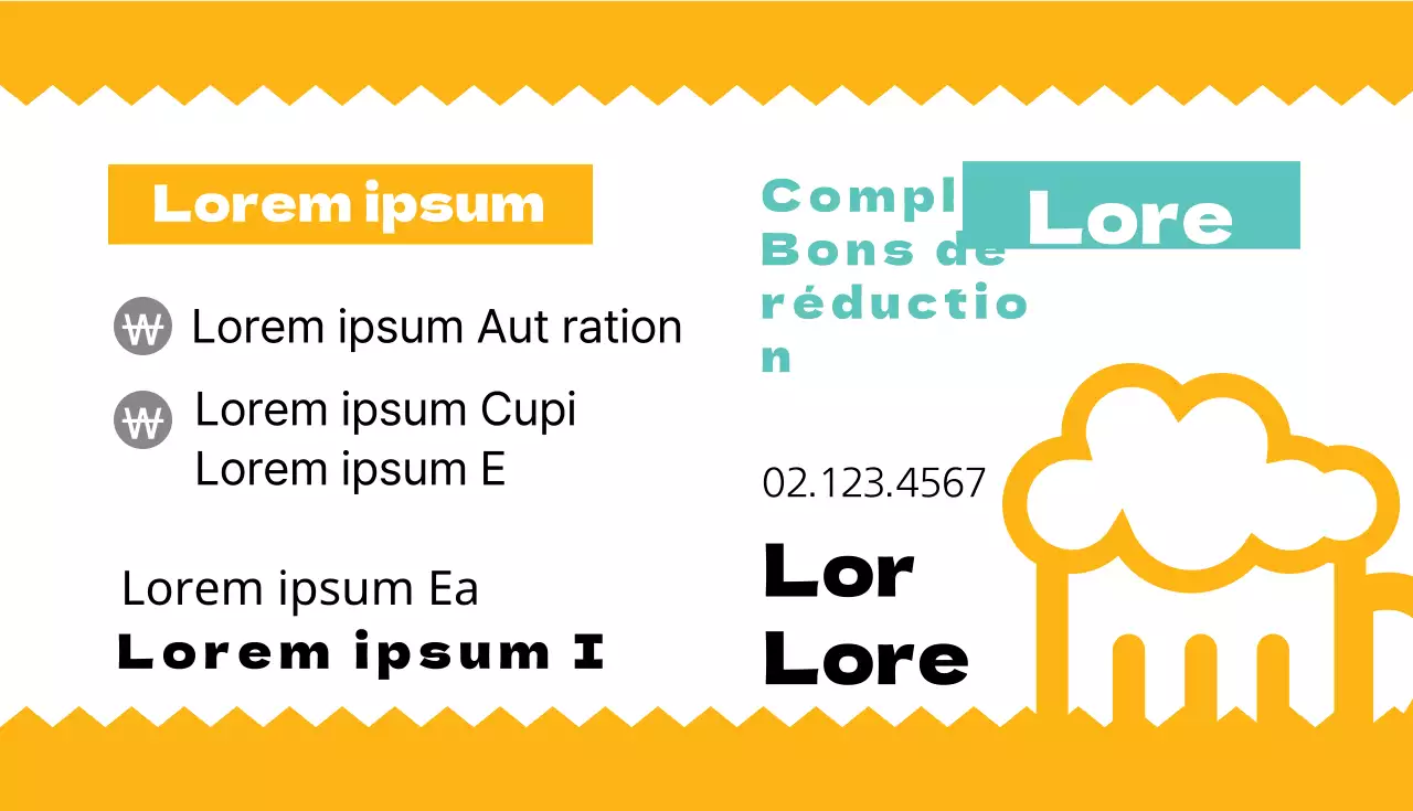 Bons de réduction intégrale