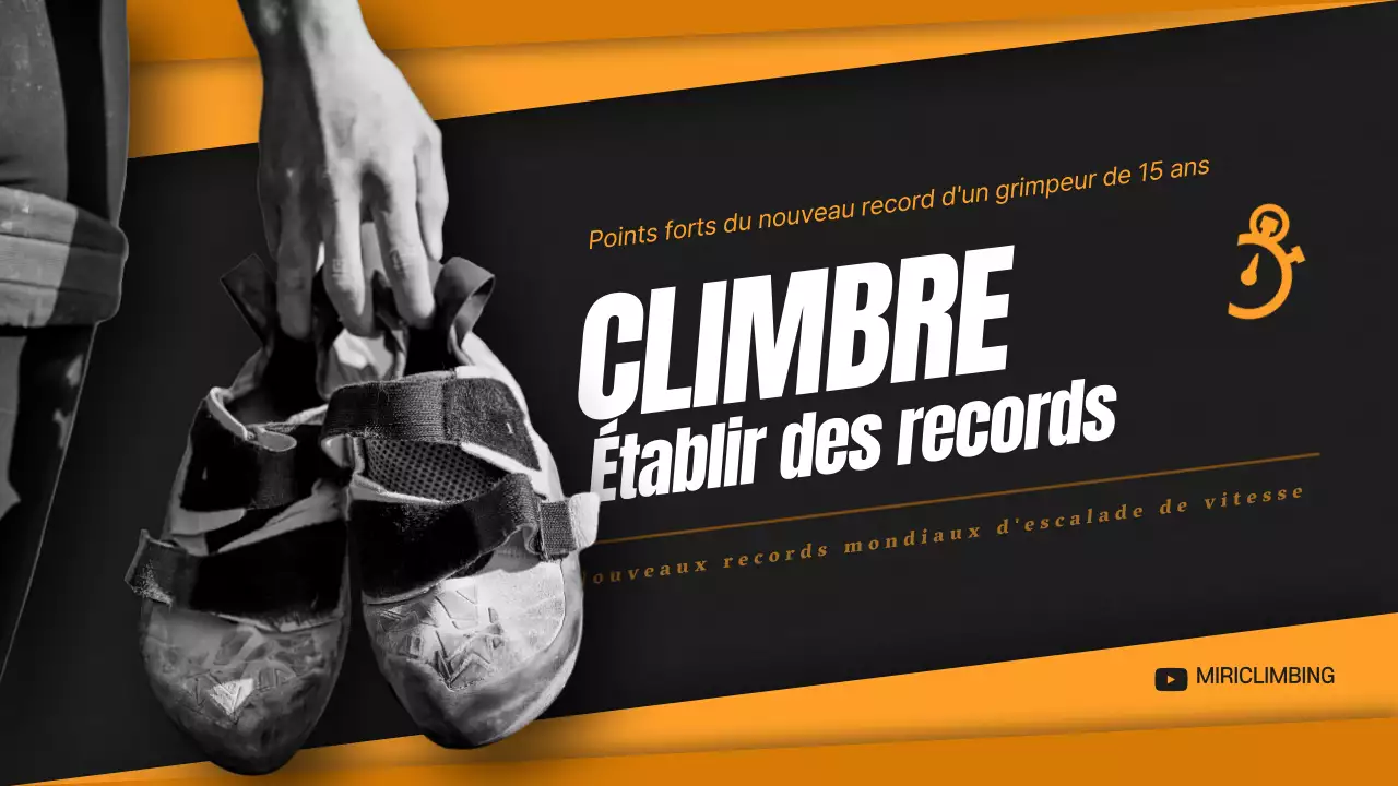 Les points forts du disque d'escalade en noir et jaune