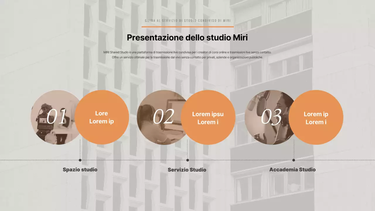 Un brief di servizio per uno studio condiviso di ispirazione vintage in tonalità grigia