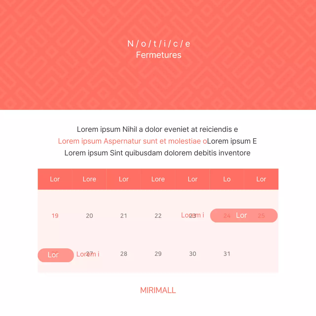 Fermetures pour le Nouvel An chinois