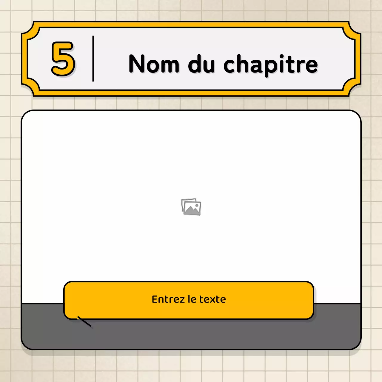 Bulles de texte bleu clair et jaune et illustration mignonne