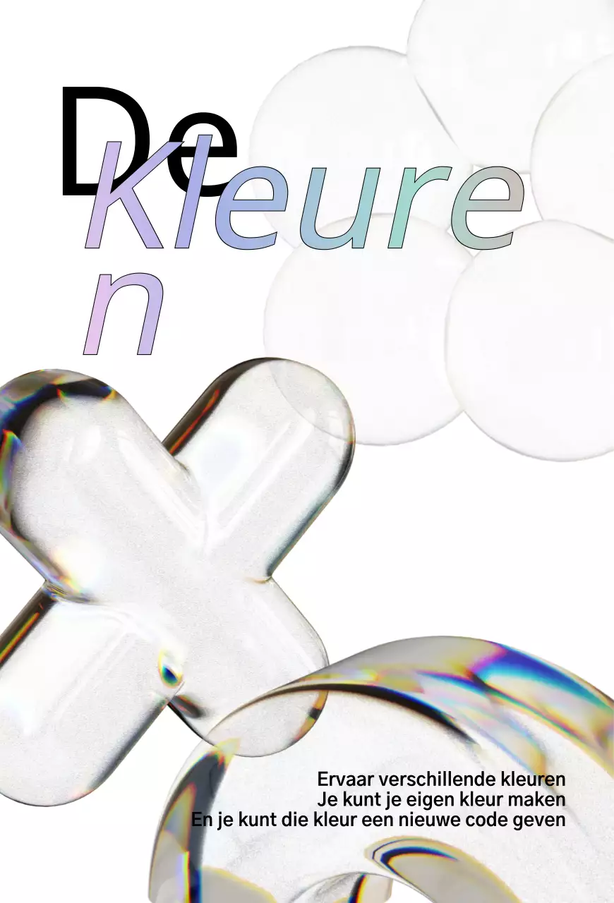 Strak vormgegeven pop-up winkel merchandise met witte en zwarte glazen objecten