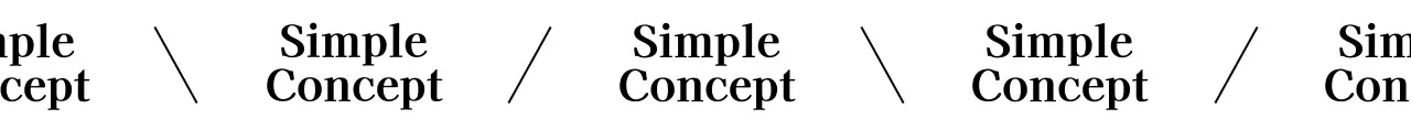Conception simple avec des lignes diagonales blanches et noires et un texte en anglais