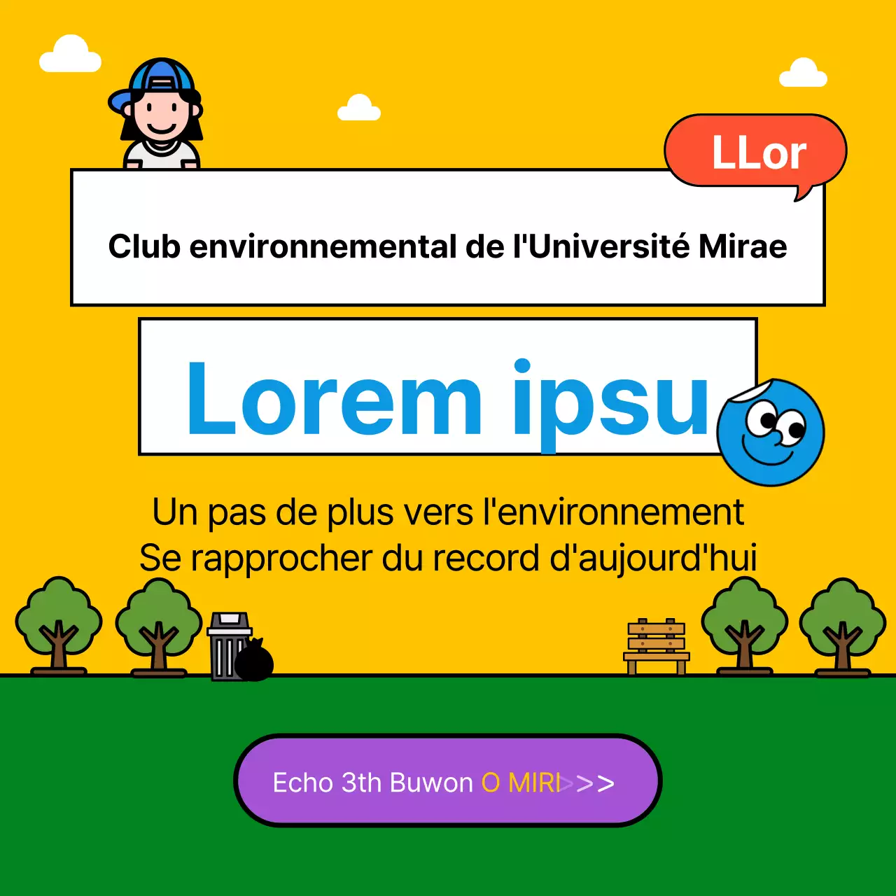 Carte de mission personnelle du Cute ClubNews Design