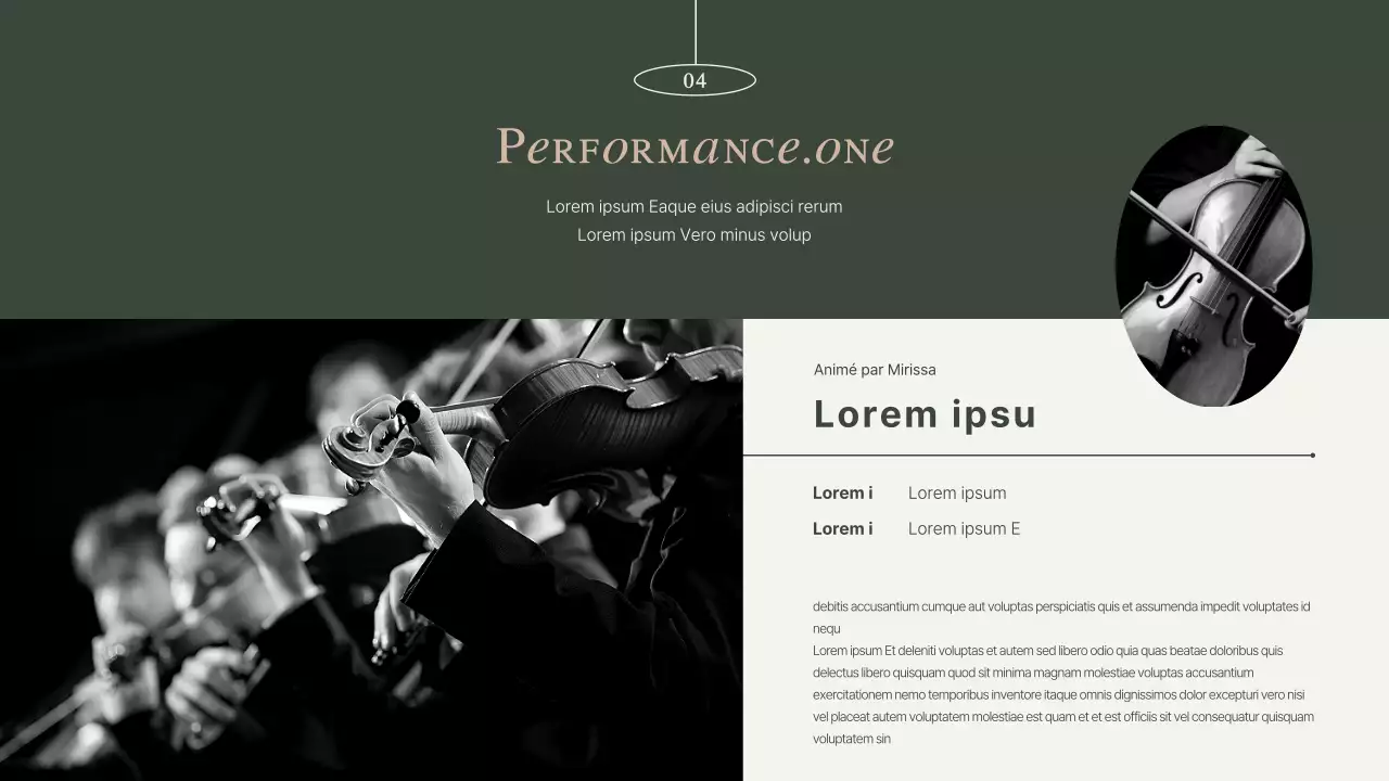 Portefeuille du groupe Performance en kaki