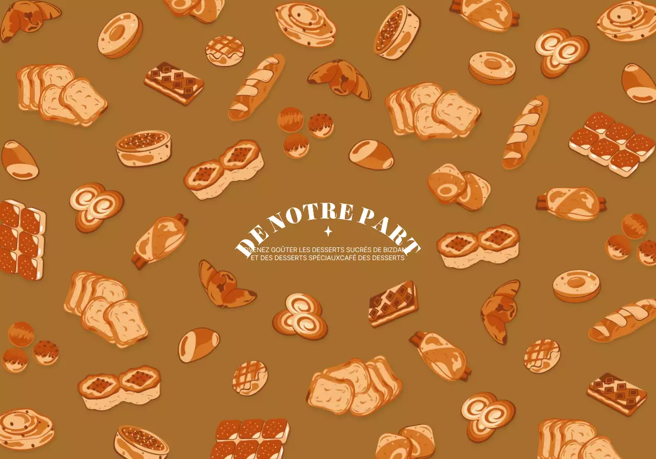 Illustrations de desserts ronds et mignons en différentes couleurs Style de combinaison de motifs pour des articles personnalisés