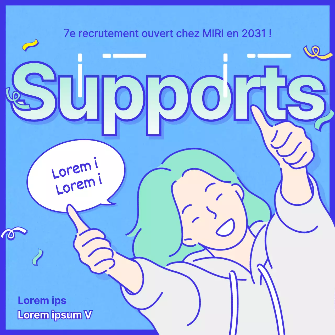 Recrutement de supporters étudiants pour Sky Blue Mint