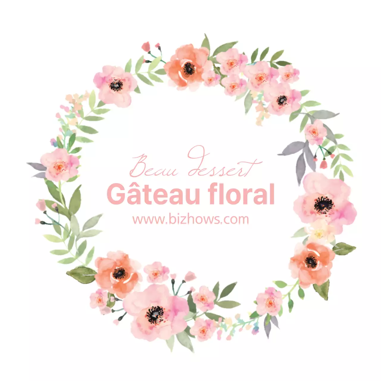 Gâteau de fleurs