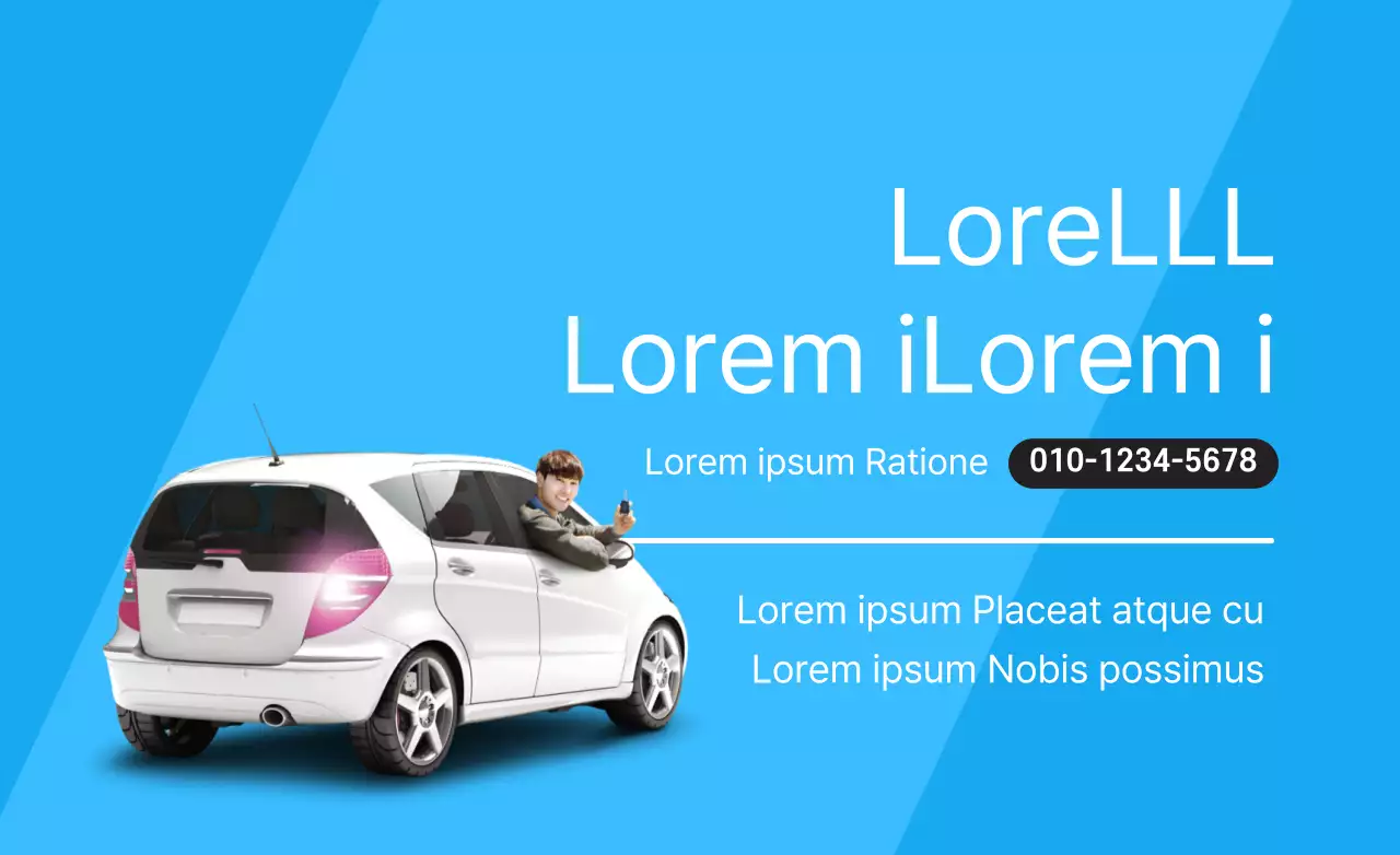 Texte simple en bleu clair et blanc contenant des informations sur les centres d'achat de voitures d'occasion.