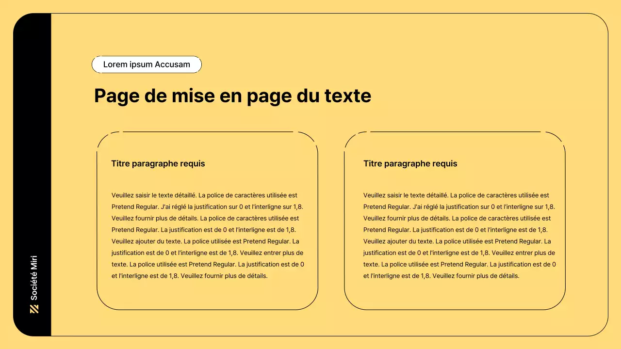 Illustration d'entreprise avec des lignes simples et la couleur jaune