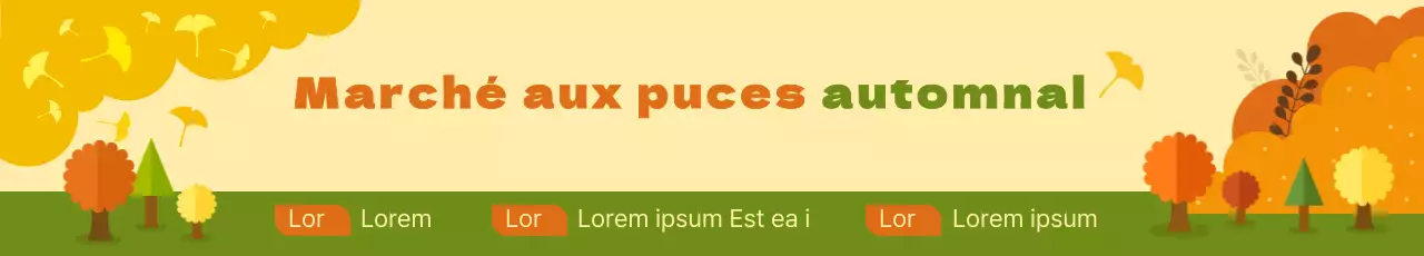 Marché aux puces d'automne_Bannières de rue