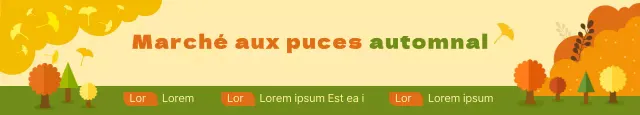 Marché aux puces d'automne_Bannières de rue