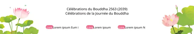 Bannière du Jour du Bouddha