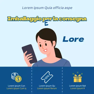 COVID-19 Eventi di consegna e imballaggio