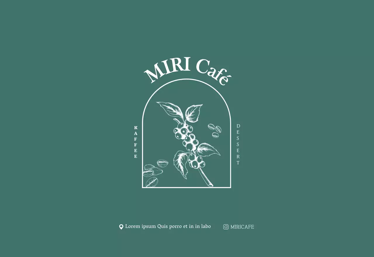 Cafe-Kalender mit Empfehlungen für das Getränk des Monats