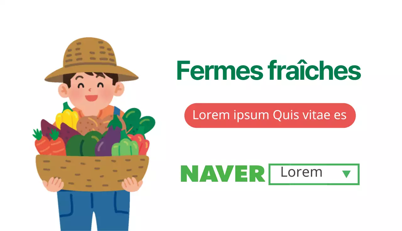 Illustration verte, produits mignons